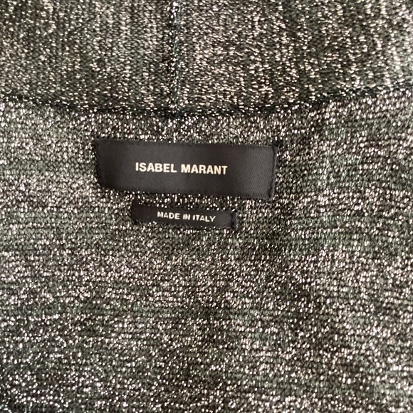 Isabel Marant Dark Grey Sleeveless V Neckline Top SZ 4/36 - Picture 6 of 8